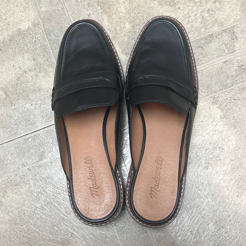 Black Madewell Mules